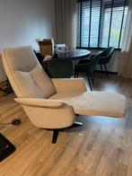 Relaxfauteuil electrische stoel 2motoren beige accu usb zgan, Ophalen, Minder dan 50 cm, Minder dan 75 cm, Zo goed als nieuw