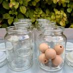 Glazen Potten (excl de houten kralen), Ophalen of Verzenden, Glas, Overige typen