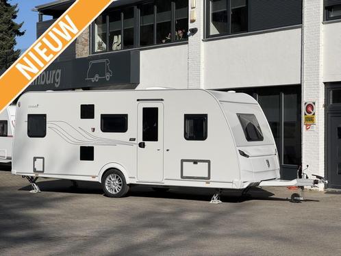 Tabbert Senara 550DMK , met stapelbed, 6 pers., Caravans en Kamperen, Caravans, tot en met 6, 1250 - 1500 kg, Standaardzit, Tabbert