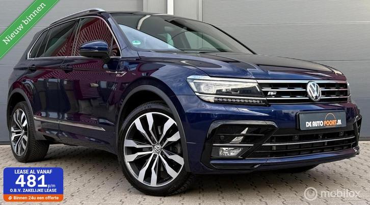 Volkswagen Tiguan 2.0 TSI 4M. 220PK R-line Viritual/Trekhaak, Auto's, Volkswagen, Bedrijf, Te koop, Tiguan, 360° camera, 4x4, ABS