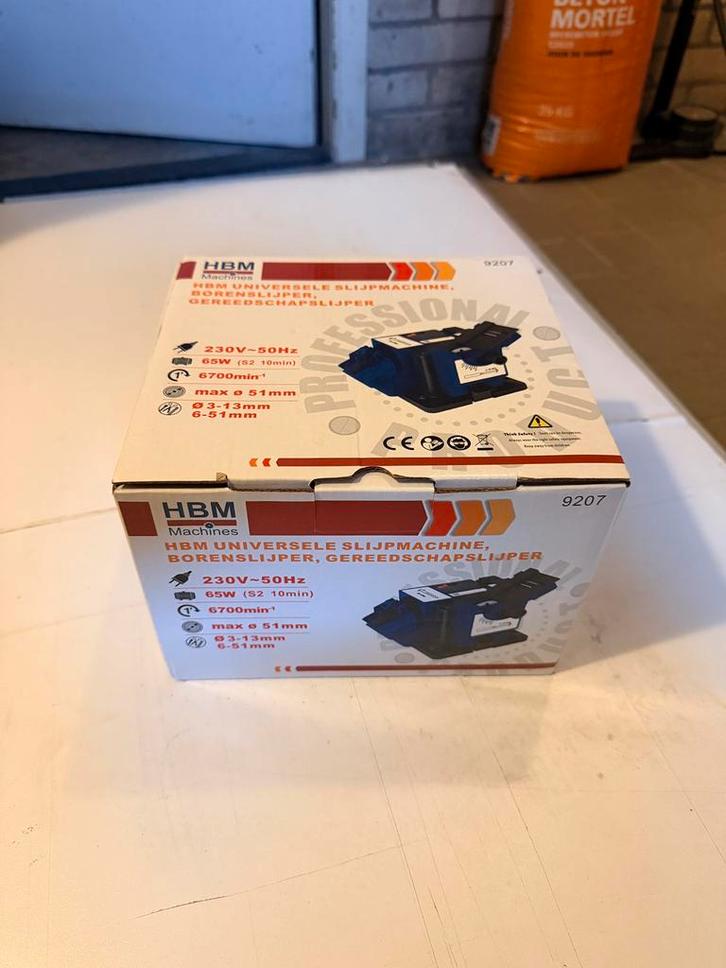 HBM Universele Slijpmachine Borenslijper Gereedschapslijper, Doe-het-zelf en Verbouw, Gereedschap | Slijpmachines, Zo goed als nieuw