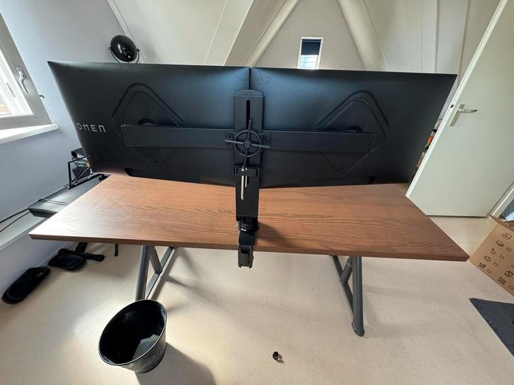 Kensington Dubbele Monitorstandaard, Computers en Software, Laptopstandaarden, Zo goed als nieuw, In hoogte verstelbaar, Ophalen of Verzenden