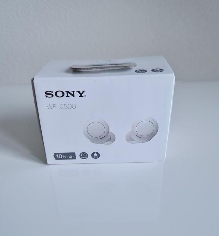 Sony WF-C500 Draadloze Oordopjes Wit Nieuw in Doos, Telecommunicatie, Mobiele telefoons | Oordopjes, Nieuw, In gehoorgang (in-ear)
