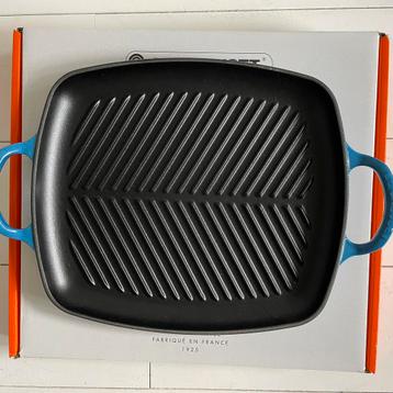 NIEUW Creuset grilpan blauw beschikbaar voor biedingen