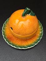 Marmelade potje met onderschaaltje, Antiek en Kunst, Ophalen of Verzenden