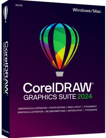 Coreldraw graphics suite 2024 origineel pakket met licentie  beschikbaar voor biedingen