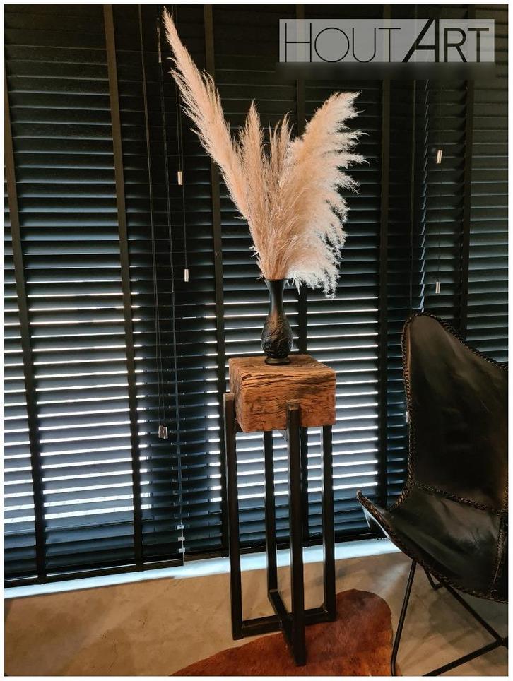 Zuil / plantenzuil stalen (spin) frame met SPOORBIELS!, Huis en Inrichting, Woonaccessoires | Zuilen en Pilaren, Nieuw, Ophalen of Verzenden
