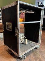 Flightcase 19 inch 8U op wielen, Ophalen, Gebruikt, Speaker of Versterker, Flightcase