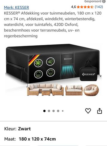 Kesser Tuinmeubel Afdekhoes 180x120x74cm beschikbaar voor biedingen
