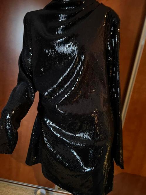 ZARA jurk met lovertjes maat L ZGAN 1 keer gedragen, Kleding | Dames, Jurken, Zo goed als nieuw, Maat 42/44 (L), Zwart, Boven de knie