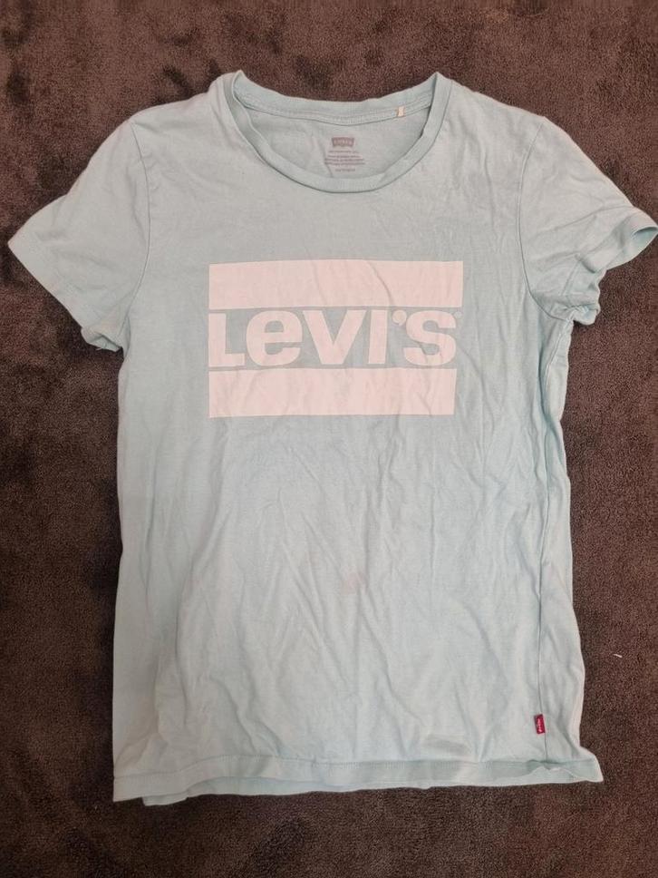 Levi's shirt lichtblauw, Kleding | Dames, T-shirts, Zo goed als nieuw, Maat 34 (XS) of kleiner, Blauw, Korte mouw, Ophalen