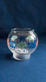 Boerenbont glazen waxinelichthouder, Ophalen of Verzenden, Zo goed als nieuw, Overige materialen, 75 cm of meer