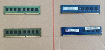 16GB DDR3 RAM – 2x Crucial + 2x Kingston (4x4GB) beschikbaar voor biedingen