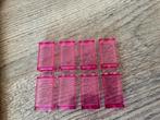 8x lego roze transparante raampjes voor 0.50, Ophalen of Verzenden, Zo goed als nieuw, Losse stenen