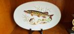 Hutschenreuther Bord - Snoek Decoratie, vintage porselein, Antiek en Kunst, Ophalen of Verzenden