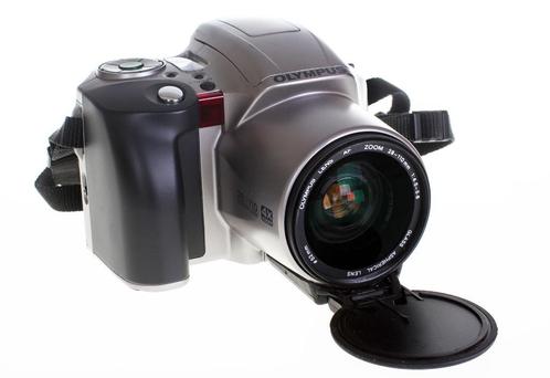 Olympus IS200 analoge spiegelreflexcamera met telelens C-160, Audio, Tv en Foto, Fotocamera's Analoog, Gebruikt, Spiegelreflex