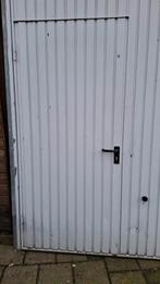 Kanteldeur - Garagedeur met loop deur  geisoleerd, Doe-het-zelf en Verbouw, Gebruikt, Garagedeur, Ophalen of Verzenden, 120 cm of meer
