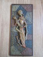vrouw met kind jaren 70 design wand decoratie retro 33 x 14, Gebruikt, ?, ?, ?