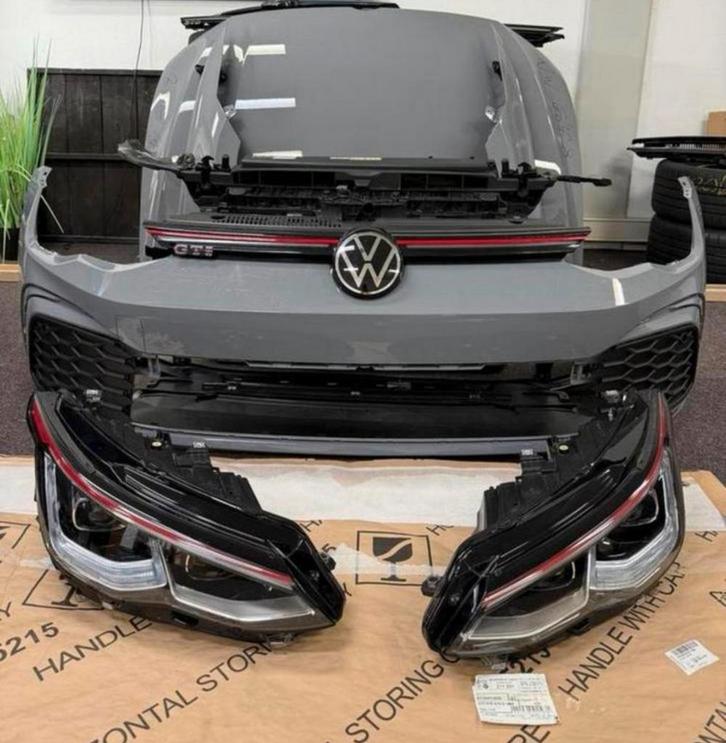 Vw Golf 8 VIII GTI Voorkop Koelerpakket Koplampen LA7C ✅, Auto diversen, Tuning en Styling, Ophalen of Verzenden