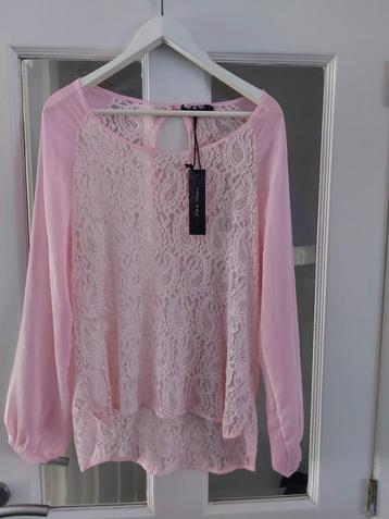 nieuwe blouse licht roze mooi! L 40 beschikbaar voor biedingen