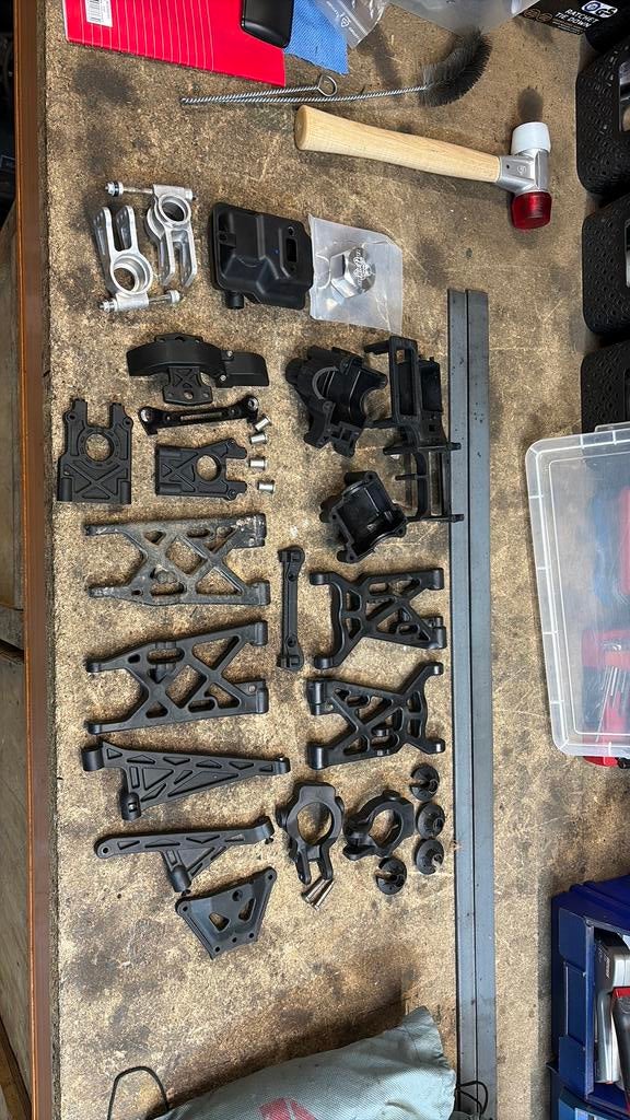 Lot Losi 5ive T onderdelen, Ophalen of Verzenden, Gebruikt, 1:5 t/m 1:8, Auto