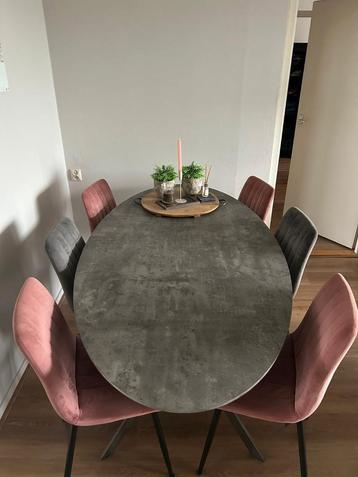 Ovale eettafel | Industrieel design | 200x100 cm beschikbaar voor biedingen