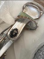 Philipp Plein sandalen met studs, Mt 37, Zo goed als nieuw, Philipp Plein, Sandalen of Muiltjes, Ophalen of Verzenden