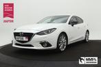 Mazda 3 BWJ 2015 2.0 GT-M 120 PK AUTOMAAT AUTOMAAT / TREKHAA, Gebruikt, Zwart, 4 cilinders, Wit