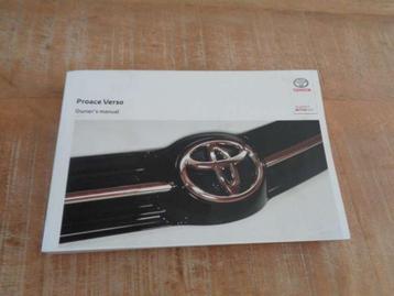Toyota Proace Verso Handleiding Instructieboek NL Origineel beschikbaar voor biedingen