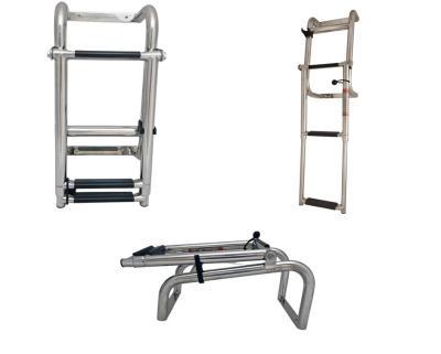 Boot zwemtrap rvs316 3 treden zwart, Watersport en Boten, Bootonderdelen, Nieuw