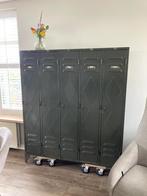 Lockerkast, Vintage, Frans, Ophalen, Gebruikt, Industrieel Frans