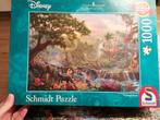Als nieuw puzzel 1000 stukjes Thomas Kinkade Jungle book, Ophalen of Verzenden, 500 t/m 1500 stukjes, Zo goed als nieuw, Legpuzzel