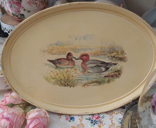 Brocante dienblaadje eendjes, Antiek en Kunst, Curiosa en Brocante, Ophalen of Verzenden