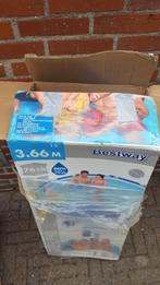 Zwembad 3,66 m rond, 76 cm diep, met afdekzeil, Tuin en Terras, Zwembaden, Ophalen, Minder dan 80 cm, Rond, 300 cm of meer