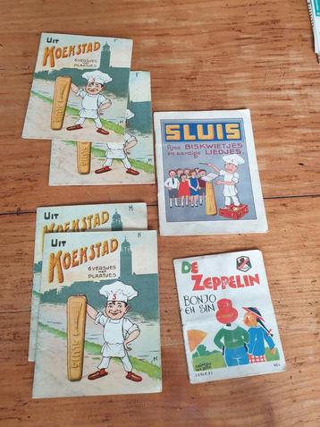 reclameboekjes van koekjesfabrikanten beschikbaar voor biedingen