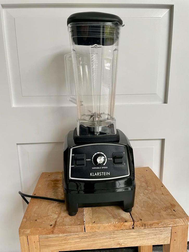 Blender zwart, 1200 Watt. In prima staat., Witgoed en Apparatuur, Blenders, Gebruikt, Blender, Ophalen of Verzenden