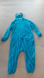 onesie coockie monster/ onesie koekie monster, Ophalen of Verzenden, Zo goed als nieuw, Maat 36 (S)