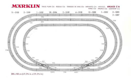 Compete Marklin treinset met o.a.2 engelse wissels, Hobby en Vrije tijd, Modeltreinen | H0, Gebruikt, Treinset, Wisselstroom, Märklin