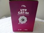 UTP CAT 5E NETWERKKABEL EMHUB 100 METER, Computers en Software, Pc- en Netwerkkabels, Ophalen of Verzenden, Nieuw