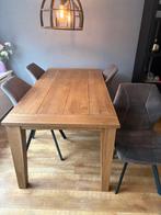 Eettafel + stoelen  - de bommel meubelen, Huis en Inrichting, Tafels | Eettafels, Ophalen, 50 tot 100 cm, Zo goed als nieuw, 150 tot 200 cm