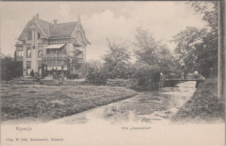 Rijswijk (ZH) - Villa Alexandrine, Verzamelen, Ansichtkaarten | Nederland, Ongelopen, Zuid-Holland, Voor 1920, Ophalen of Verzenden