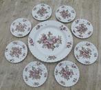 Johnson Brothers Devon Sprays Multicolor Gebak Stel + Bonbon, Nieuw, Ophalen of Verzenden, Bord(en), Wedgwood