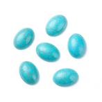 Set van 6 cabochons van turquoise natuursteen 18x13 cm., Info.adorabeads@gmail.com, Kraal, Verzenden, SINO-SEAR GmbH