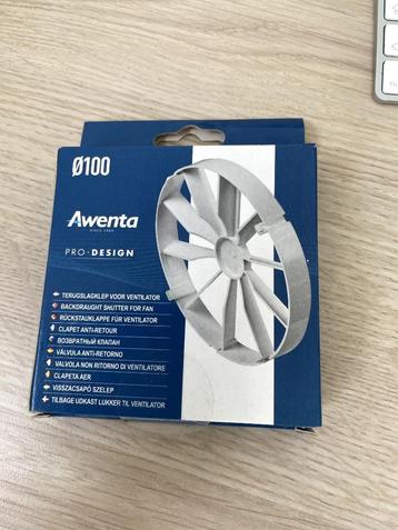 AWENTA terugslagklep Ø100 mm - voor badkamerventilatoren - K beschikbaar voor biedingen
