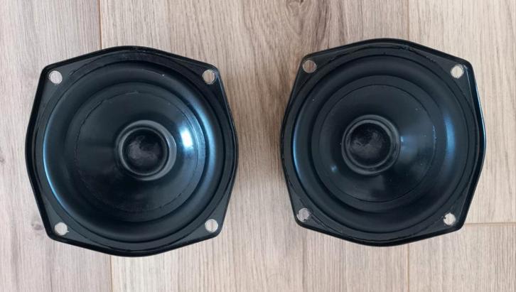 2x KEF B110 Type SP1057 Low-/Midrange Drivers, Audio, Tv en Foto, Luidsprekers, Gebruikt, Front, Rear of Stereo speakers, Overige merken
