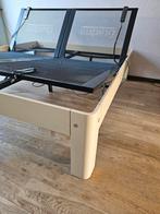Auping Auronde 48cm hoog. Elektrisch verstelbaar. 180x200., Ophalen, Tweepersoons, 180 cm, Hout