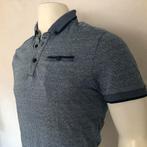 Vanguard poloshirt - heren trend pocket - lichtblauw, Zo goed als nieuw, Vanguard, Verzenden, Maat 48/50 (M)