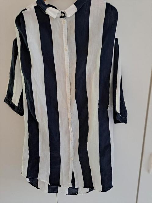 Humanoid zomerjurkje cq tuniek  jurk mt.S, Kleding | Dames, Jurken, Zo goed als nieuw, Maat 38/40 (M), Blauw, Onder de knie, Verzenden