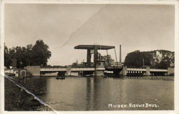 Muiden. Nieuwe Brug. - B-keus - 1940 gelopen beschikbaar voor biedingen