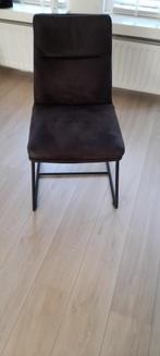 eetkamerstoel, kleur bruin, Huis en Inrichting, Fauteuils, Ophalen, Minder dan 50 cm, Gebruikt, Minder dan 75 cm